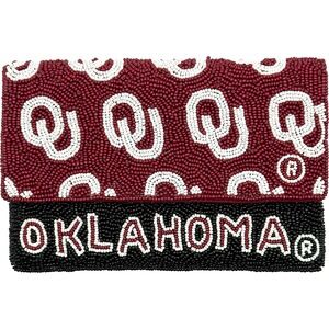 Oklahoma Sooners Licensed Mini Clutch Crossbody Bag